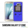 Custodia per Samsung Galaxy S7 Edge - Game Boy di colore blu