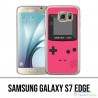 Custodia per Samsung Galaxy S7 Edge - Game Boy Colore rosa