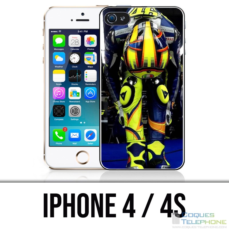 Funda iPhone 4 / 4S - Concentración Motogp Valentino Rossi