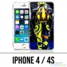 Custodia per iPhone 4 / 4S - Concentrazione Motogp Valentino Rossi