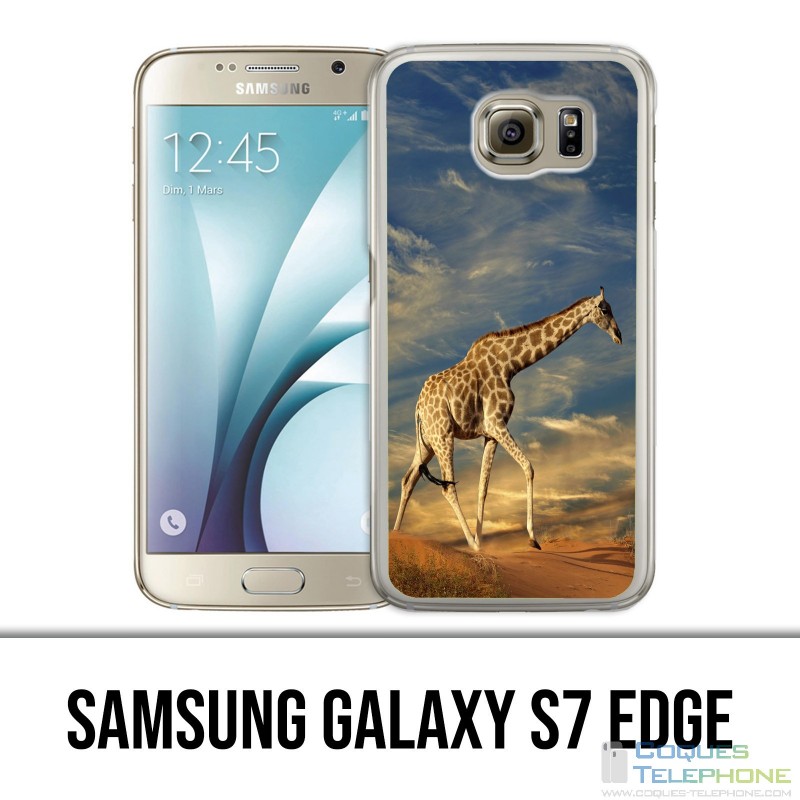 Custodia edge Samsung Galaxy S7 - Giraffe Fur