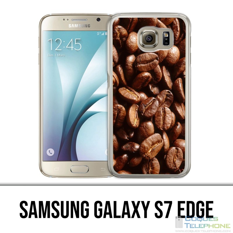 Coque Samsung Galaxy S7 EDGE - Grains Café
