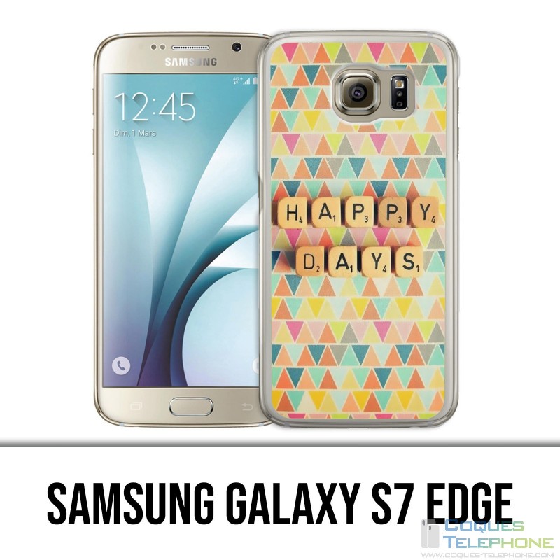 Carcasa Samsung Galaxy S7 Edge - Happy Days