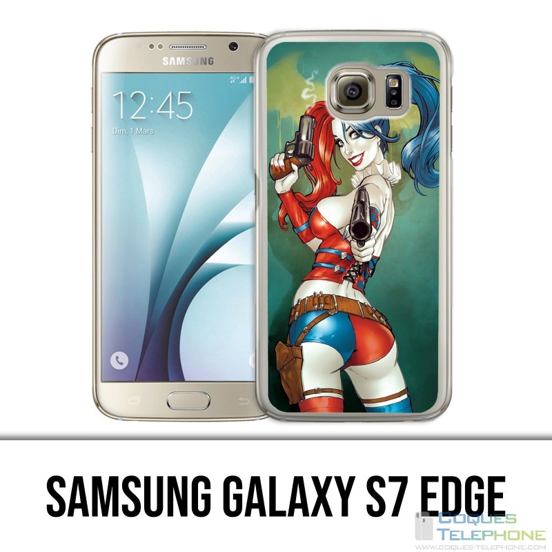 Custodia per Samsung Galaxy S7 Edge - Harley Quinn Comics