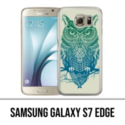 Custodia edge Samsung Galaxy S7 - Abstract Owl