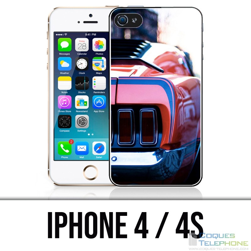 IPhone 4 / 4S Fall - Weinlese-Mustang