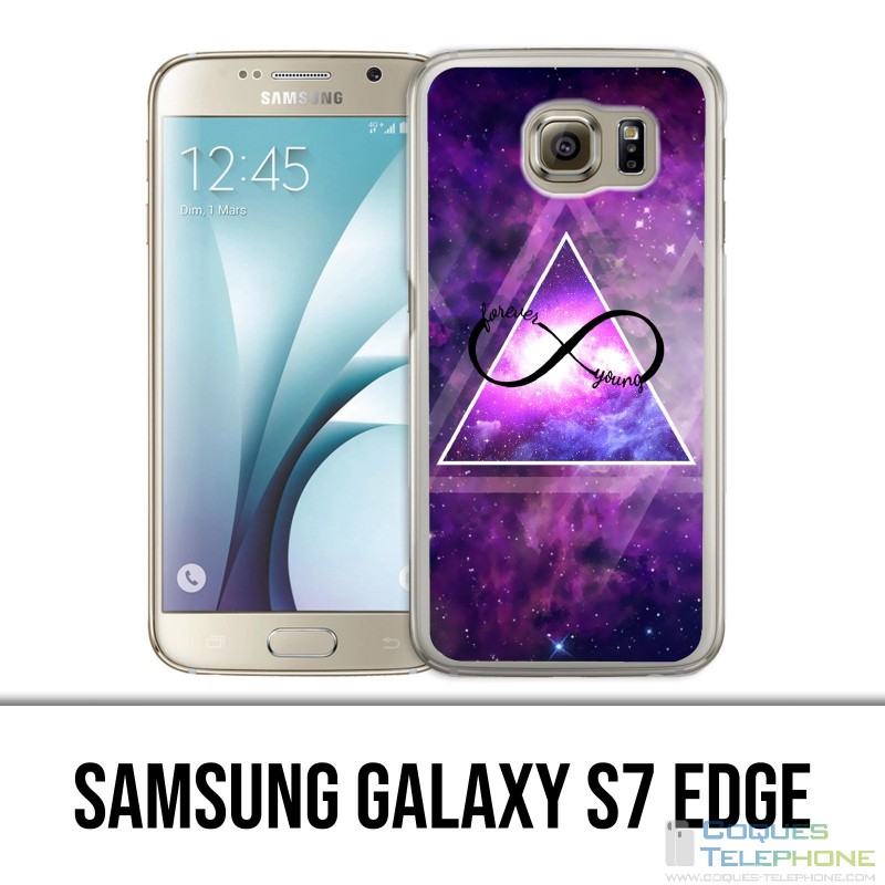 Samsung Galaxy S7 Edge Hülle - Unendlich jung
