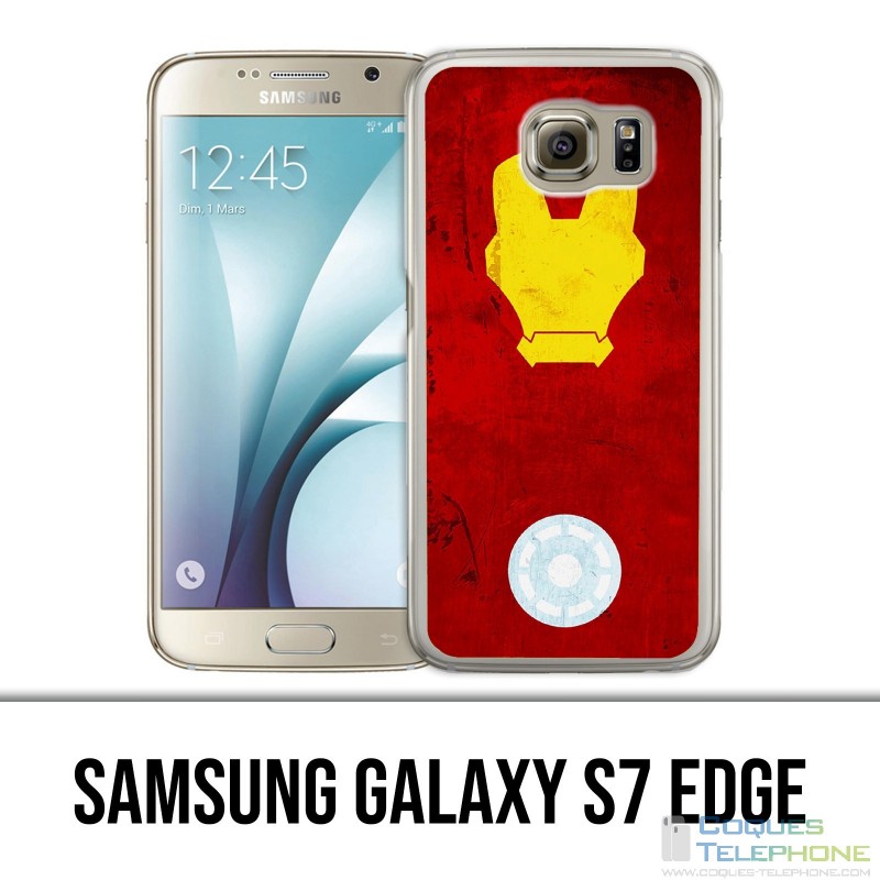 Coque Samsung Galaxy S7 EDGE - Iron Man Art Design