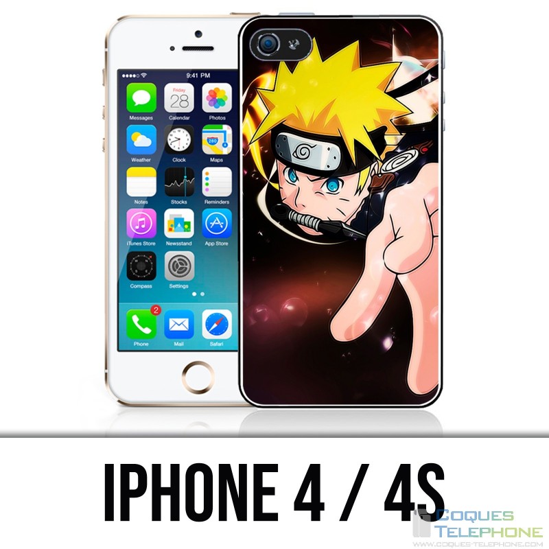 Coque iPhone 4 / 4S - Naruto Couleur