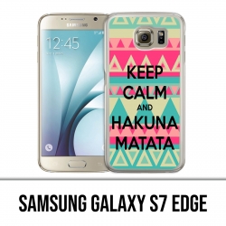 Samsung Galaxy S7 Edge Case - Keep Calm Hakuna Mattata