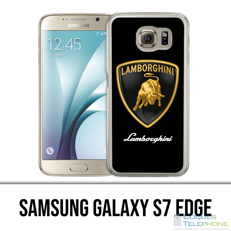 Custodia per Samsung Galaxy S7 Edge - Logo Lamborghini
