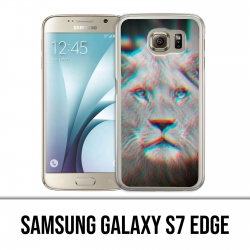 Custodia edge Samsung Galaxy S7 - Lion 3D