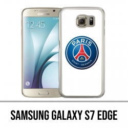Custodia edge Samsung Galaxy S7 - Logo Psg sfondo bianco