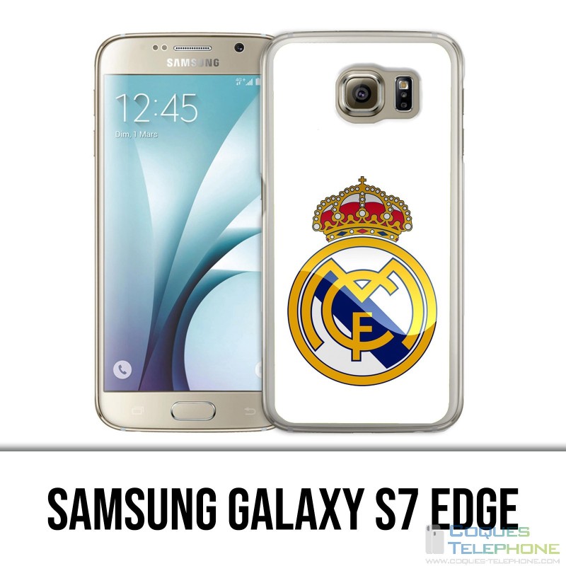 Custodia per Samsung Galaxy S7 Edge - Logo Real Madrid
