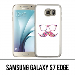 Carcasa Samsung Galaxy S7 edge - gafas bigote
