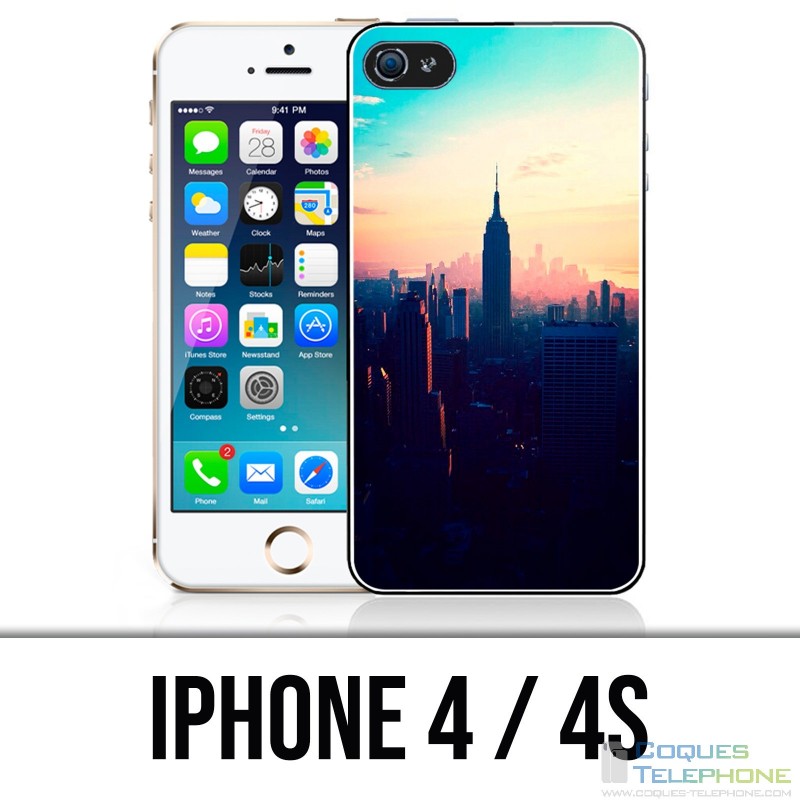 Coque iPhone 4 / 4S - New York Sunrise