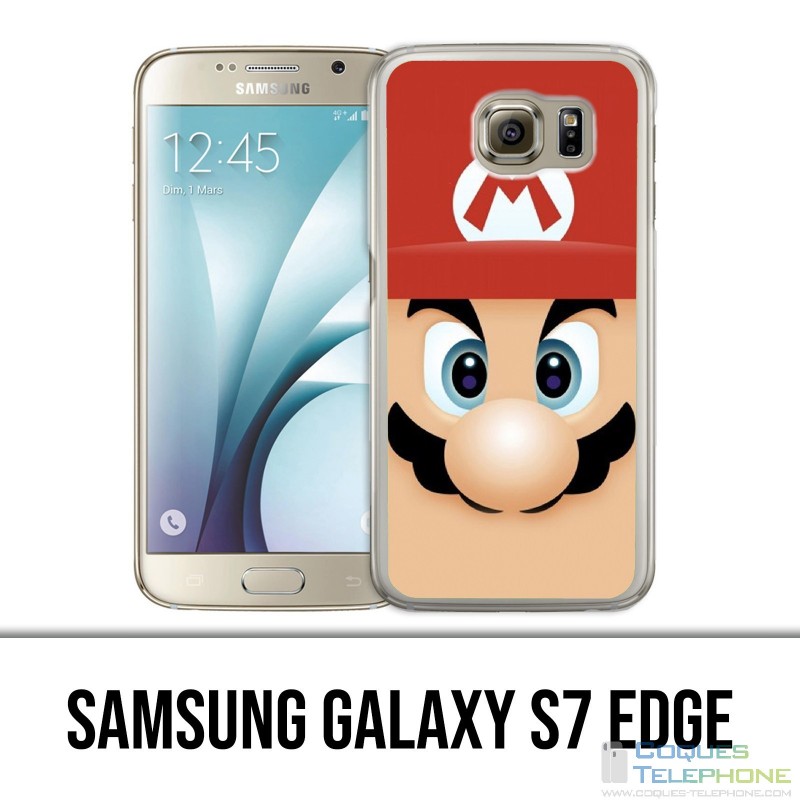 Coque Samsung Galaxy S7 EDGE - Mario Face