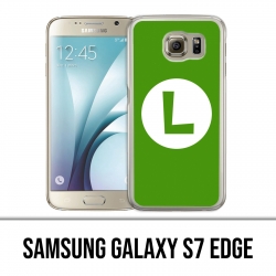 Samsung Galaxy S7 Edge Case - Mario Logo Luigi