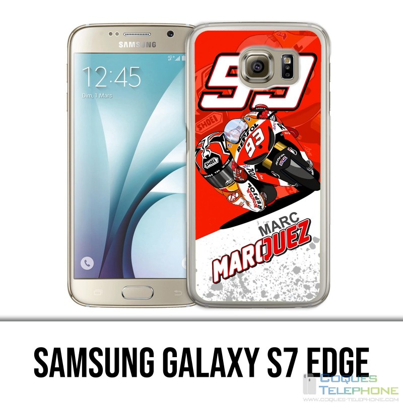 Samsung Galaxy S7 edge case - Mark Cartoon