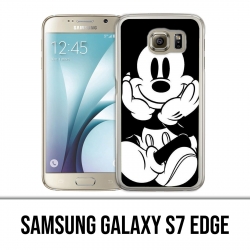 Samsung Galaxy S7 Edge Hülle - Mickey Black And White