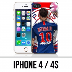 Coque iPhone 4 / 4S - Neymar Psg