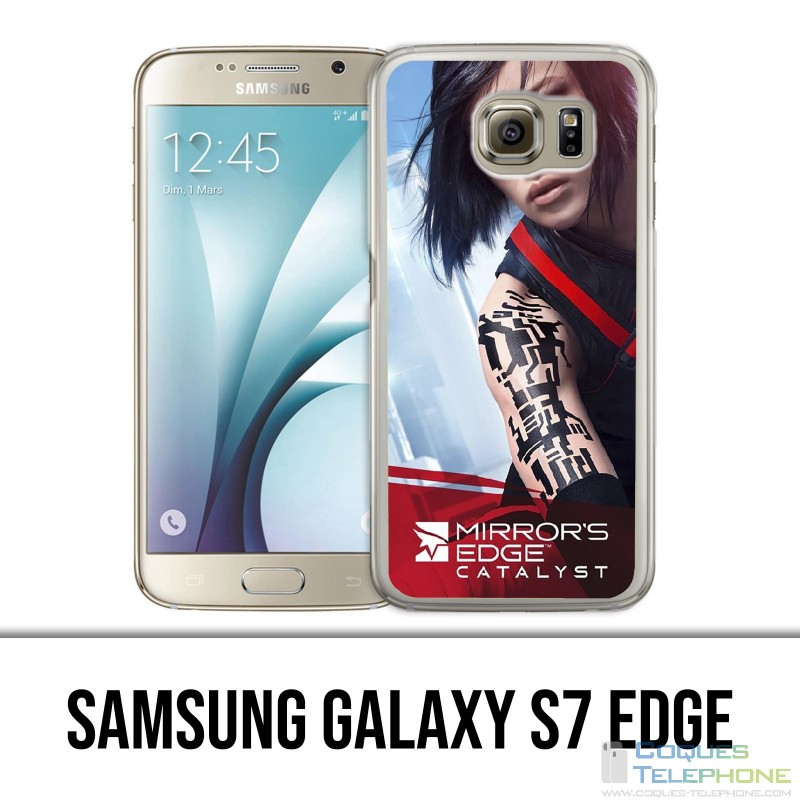 Samsung Galaxy S7 Edge Hülle - Spiegel Edge Catalyst