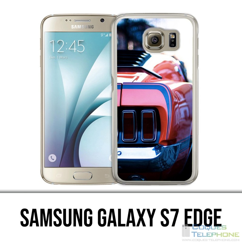 Carcasa Samsung Galaxy S7 Edge - Vintage Mustang
