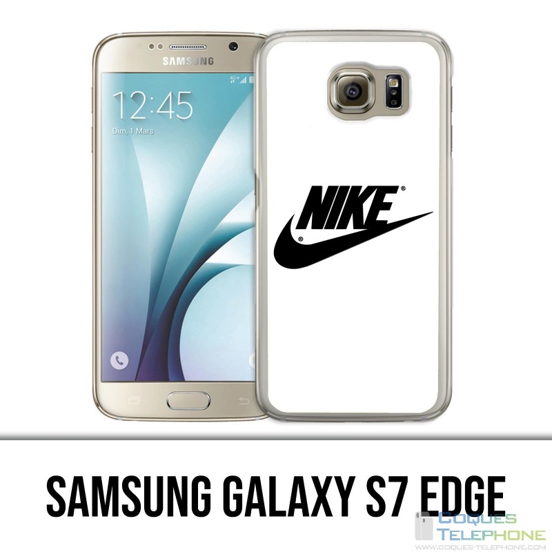 Funda Samsung Galaxy S7 Edge - Nike Logo White