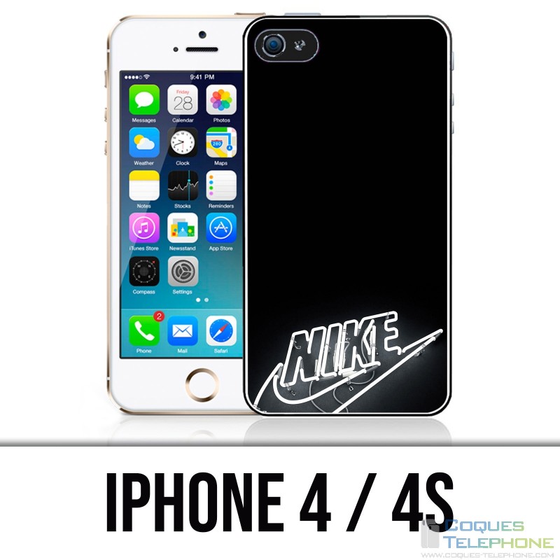 Coque iPhone 4 / 4S - Nike Néon