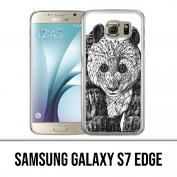 Samsung Galaxy S7 Edge Hülle - Panda Azteque