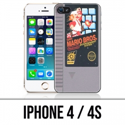 Custodia per iPhone 4 / 4S - Cartuccia Mario Bros Nintendo Nes