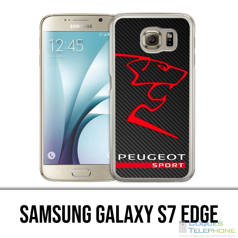 Samsung Galaxy S7 edge case - Peugeot Sport Logo
