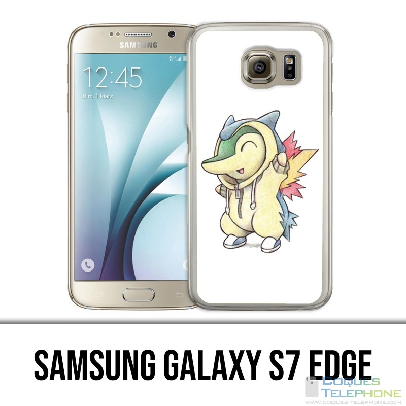 Coque Samsung Galaxy S7 EDGE - Pokémon bébé héricendre