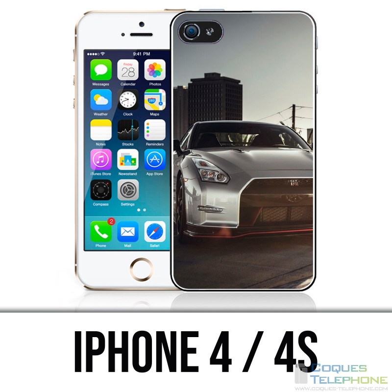 Coque iPhone 4 / 4S - Nissan Gtr Black