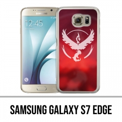 Samsung Galaxy S7 Edge Hülle - Pokémon Go Team Red