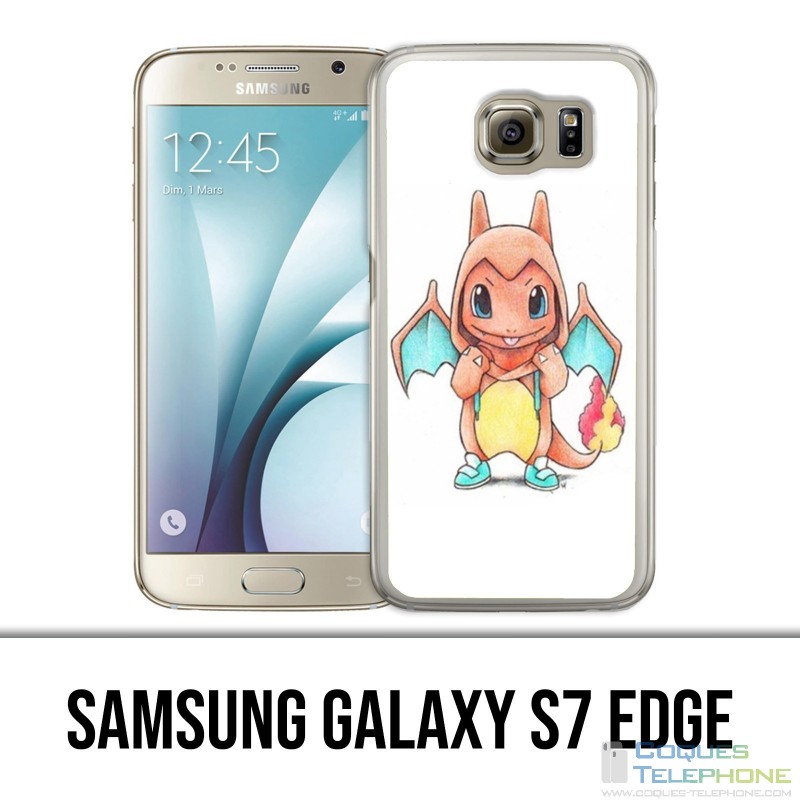 Coque Samsung Galaxy S7 EDGE - Pokémon Bébé Salameche
