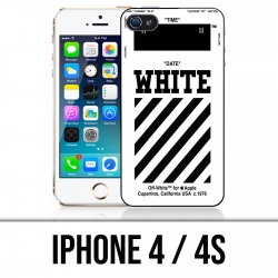Coque iPhone 4 / 4S - Off White Blanc
