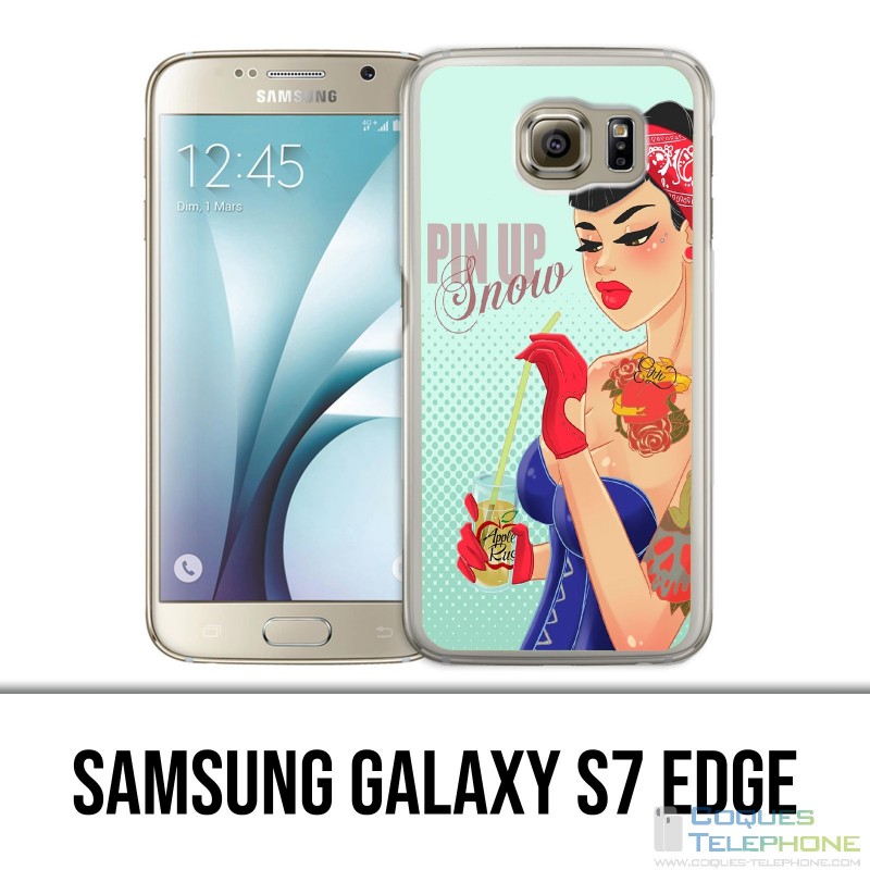 Custodia edge Samsung Galaxy S7 - Princess Disney Biancaneve Pinup