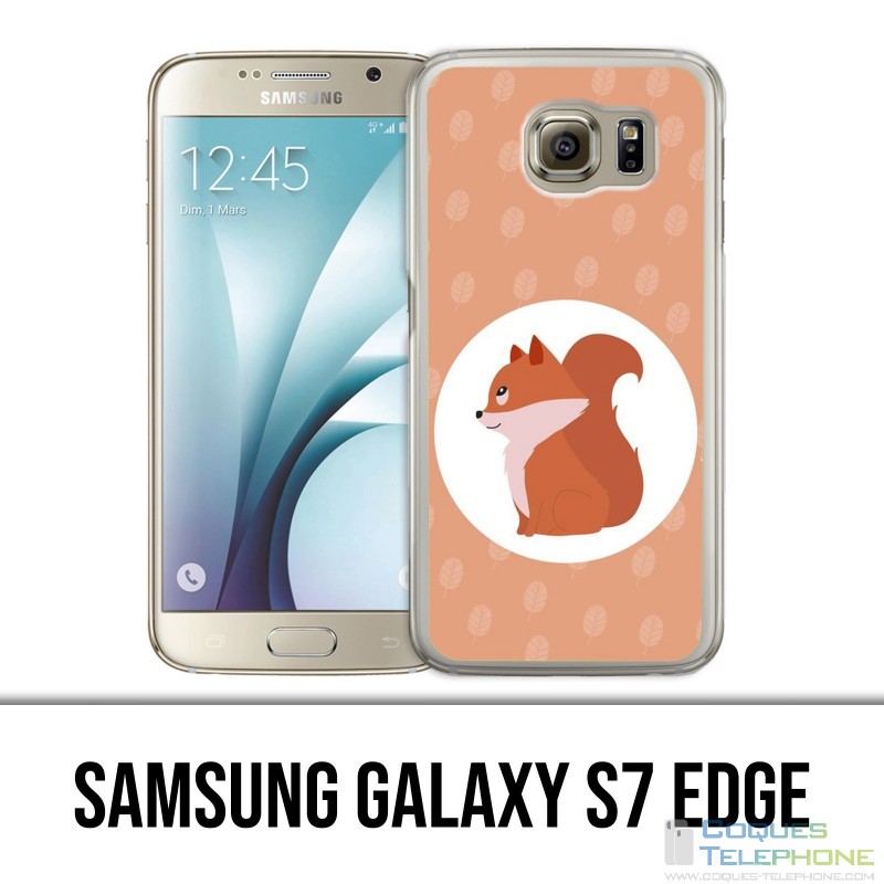 Coque Samsung Galaxy S7 EDGE - Renard Roux