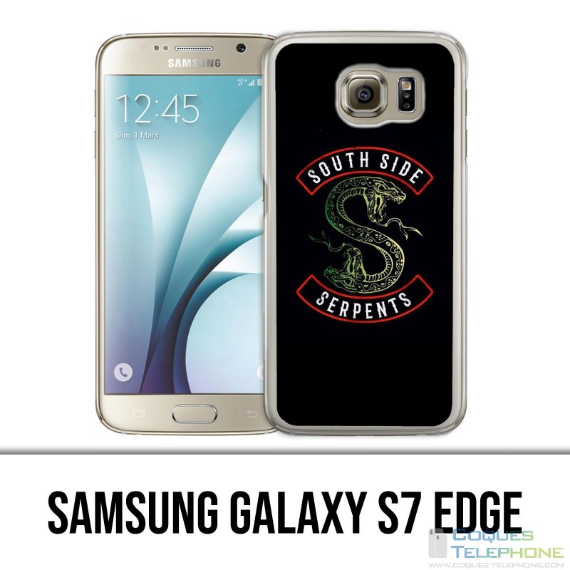 Samsung Galaxy S7 Edge Case - Riderdale South Side Snake Logo
