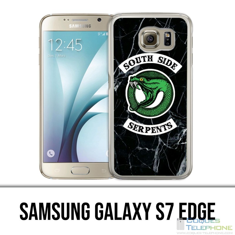 Samsung Galaxy S7 edge case - Riverdale South Side Snake Marble