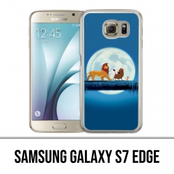 Samsung Galaxy S7 Edge Hülle - Lion King Moon