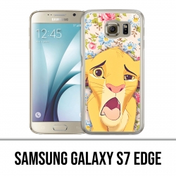 Samsung Galaxy S7 Edge Hülle - Lion King Simba Grimace