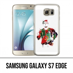 Carcasa Samsung Galaxy S7 Edge - Ronaldo Lowpoly