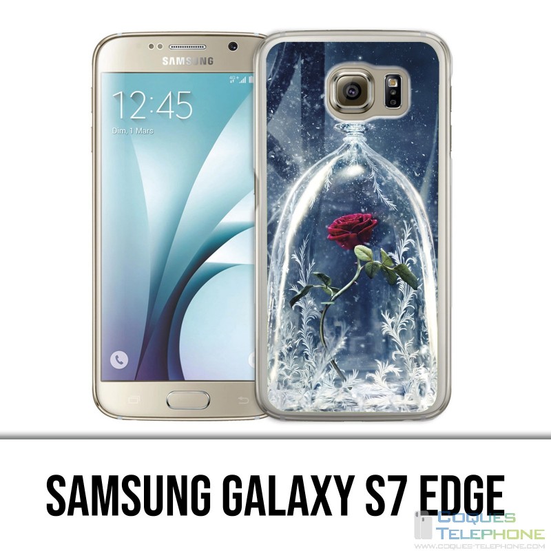 Coque Samsung Galaxy S7 EDGE - Rose Belle Et La Bete