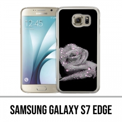 Custodia edge Samsung Galaxy S7 - Gocce rosa