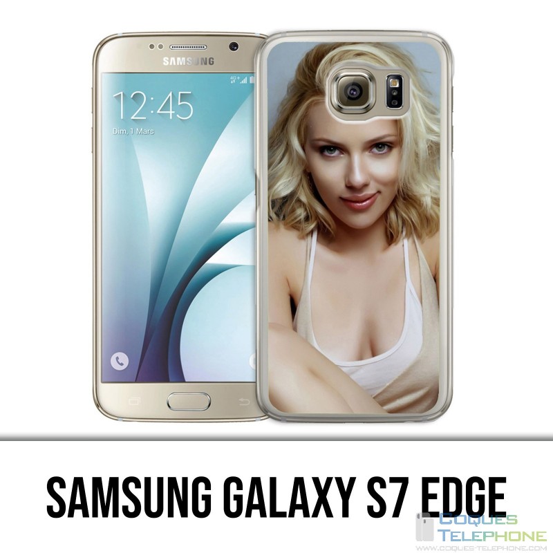 Samsung Galaxy S7 Edge Hülle - Scarlett Johansson Sexy