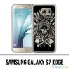 Carcasa Samsung Galaxy S7 Edge - Plumas de cabeza de calavera
