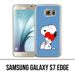 Samsung Galaxy S7 Edge Case - Snoopy Heart