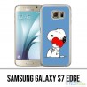 Samsung Galaxy S7 Edge Hülle - Snoopy Heart
